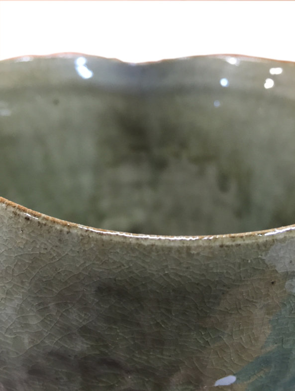 Vase style "celadon", Vert