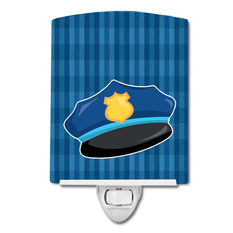 Police Hat Ceramic Night Light