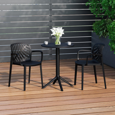 2-Person Outdoor Round Dining Set