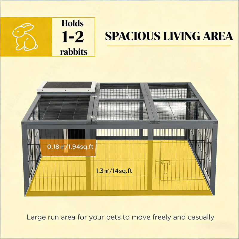 Cage pour petits animaux, Gris / Blanc
