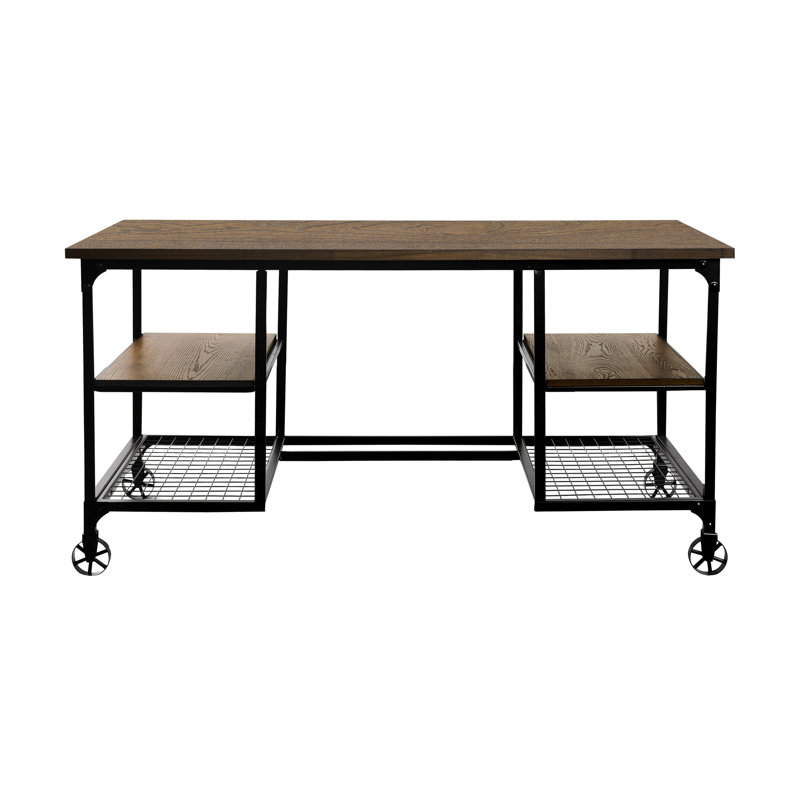 Bureau d'écriture 1Pc avec 4 roulettes