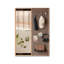 Miroir rectangulaire en bois massif