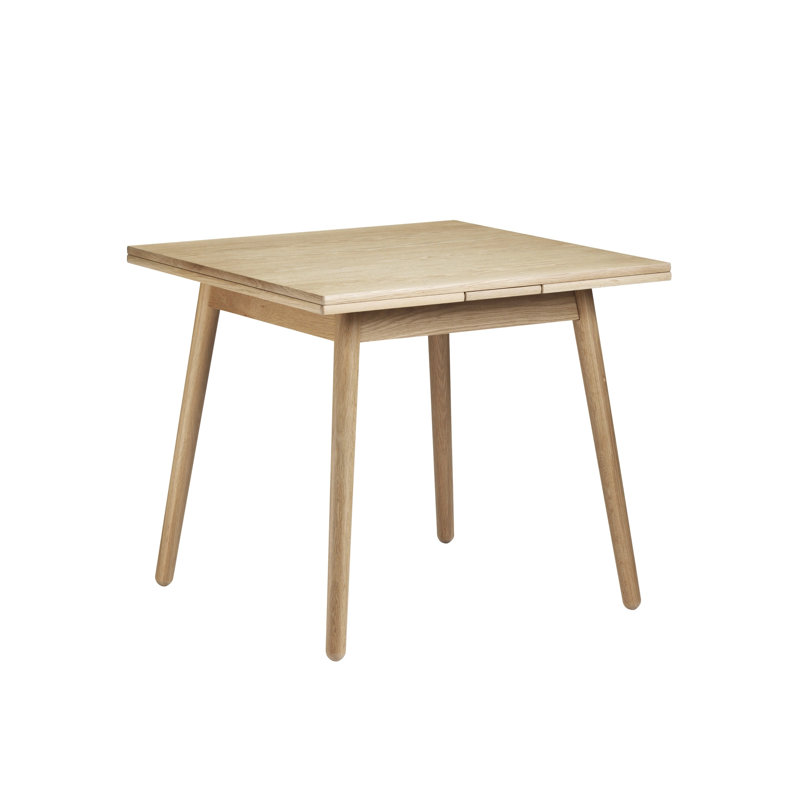 C35A Square Oak Extendable Dining Table