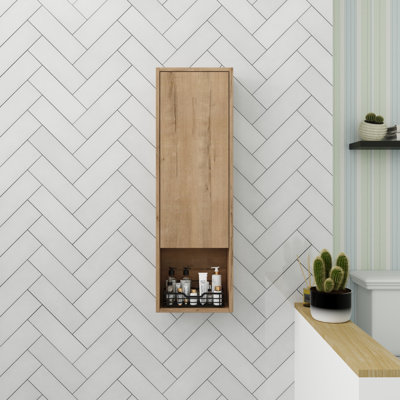 Bathroom Storage, Floating Bathroom Storage With Soft Close Door