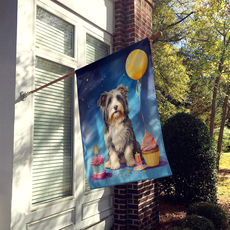 Drapeau «Happy Birthday House», Colley barbu