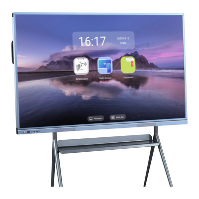 JYXCN 55 Inch Digital Whiteboard, 2160p Touch Screen Smart Board for Teaching, Presentations & Meetings(Include Wall Mount)