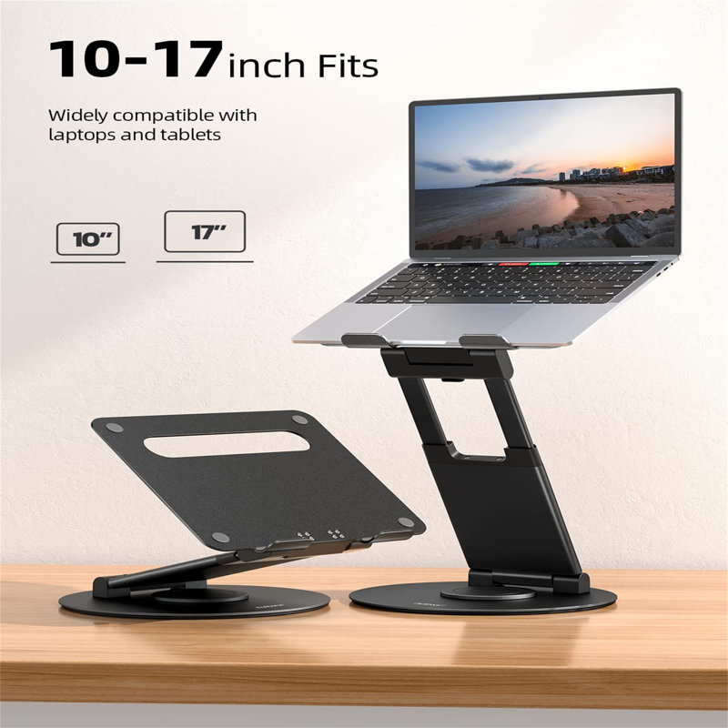 Metal Monitor Stand, Black