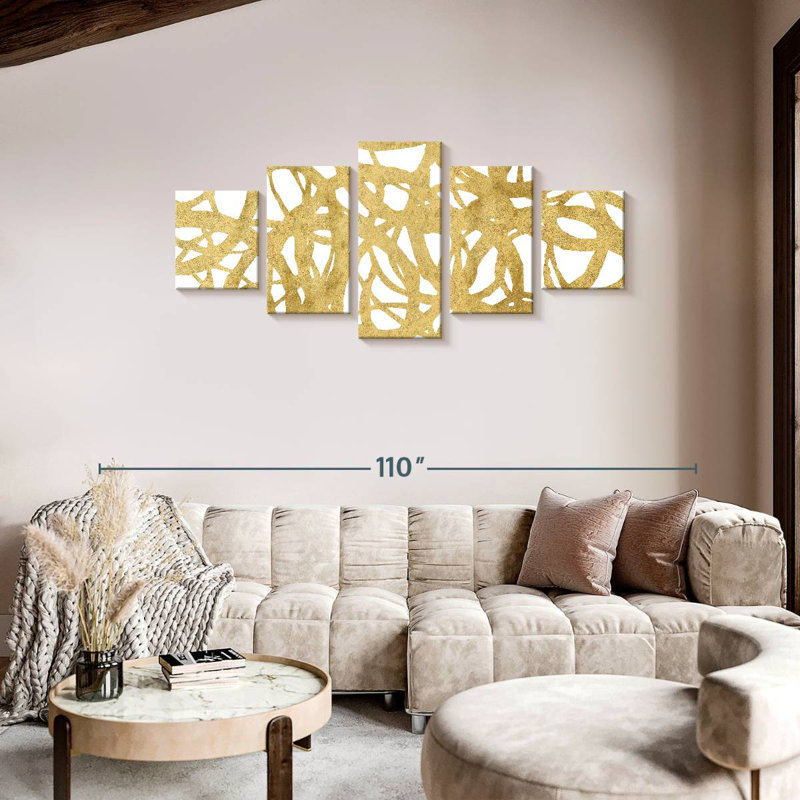 Endless Circles Front, 36" H x 80" W