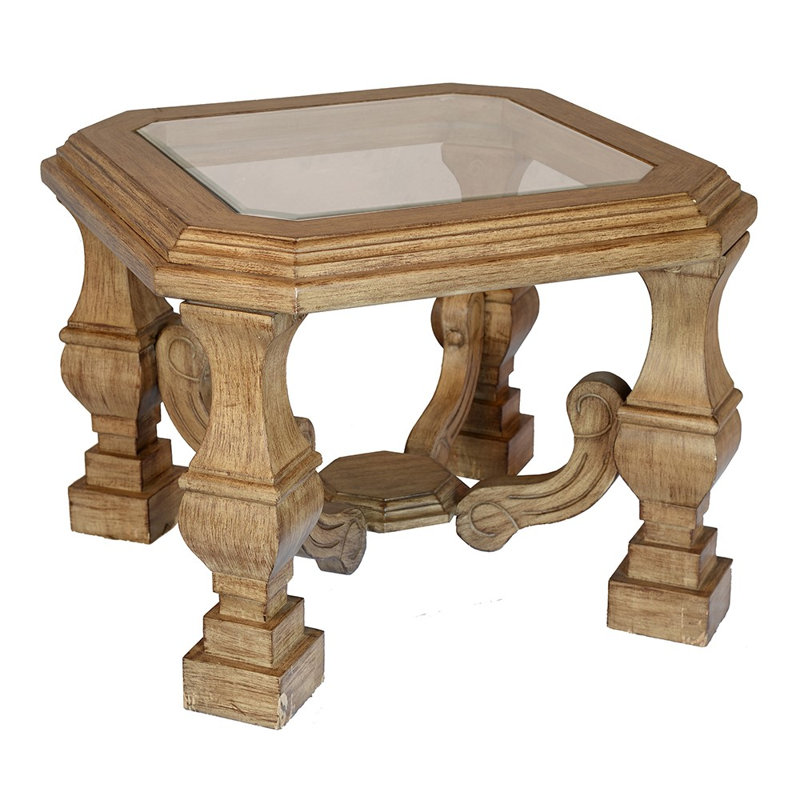Table de bout , Bois jaune moyen
