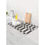 Tapis à séchage rapide en pierre noire Checker