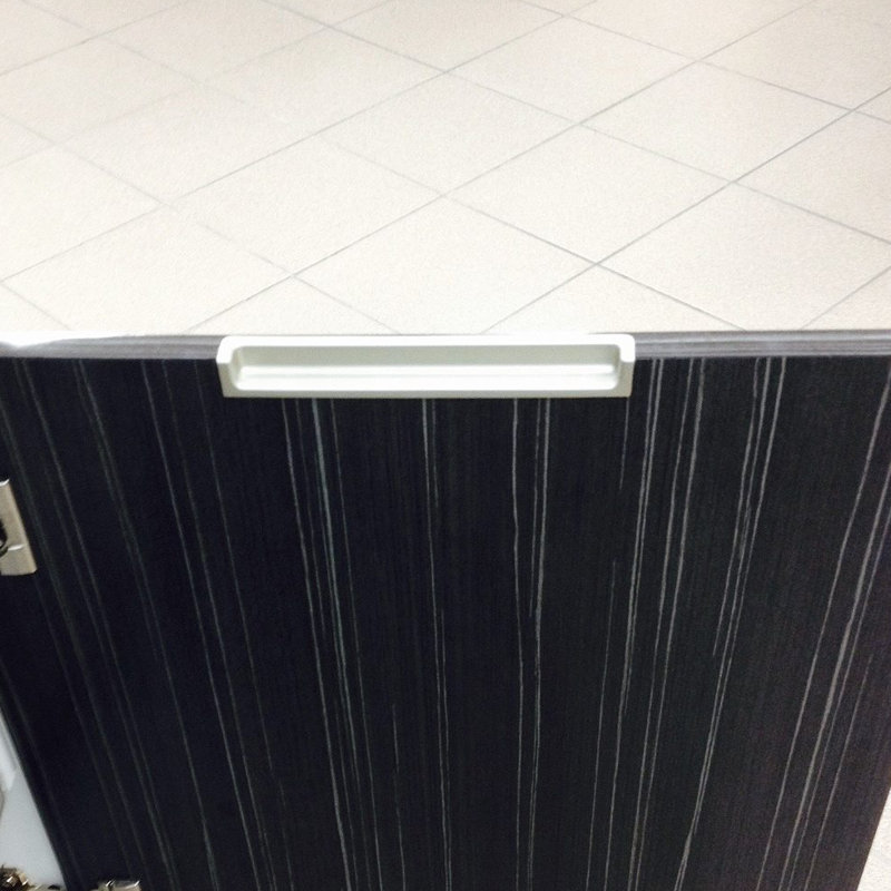 Poignée encastrée Mortise Edge, 2 17/32", Chrome chrome