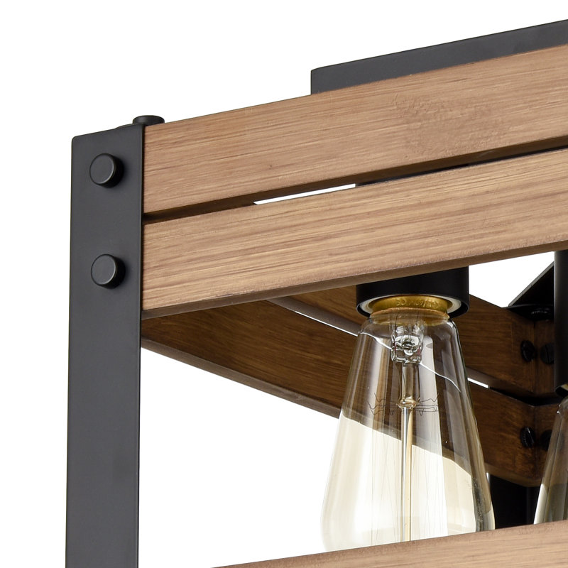 Solid Wood Flush Mount