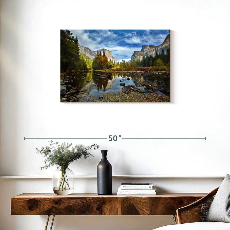 Alvord Calm Merced River, 20" H x 30" W