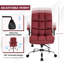 Ebern Designs Melahni Linen Executive Chair