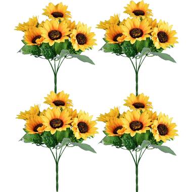 Sunflower Artificial (Set of 4) Primrue