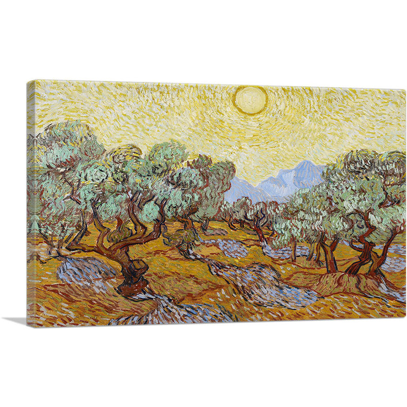 Olive, 1889 - impression, H 26 po x l 40 po x 1,5 po