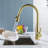 Bari-T Pull Down Single Handle Kitchen Faucet-73243937