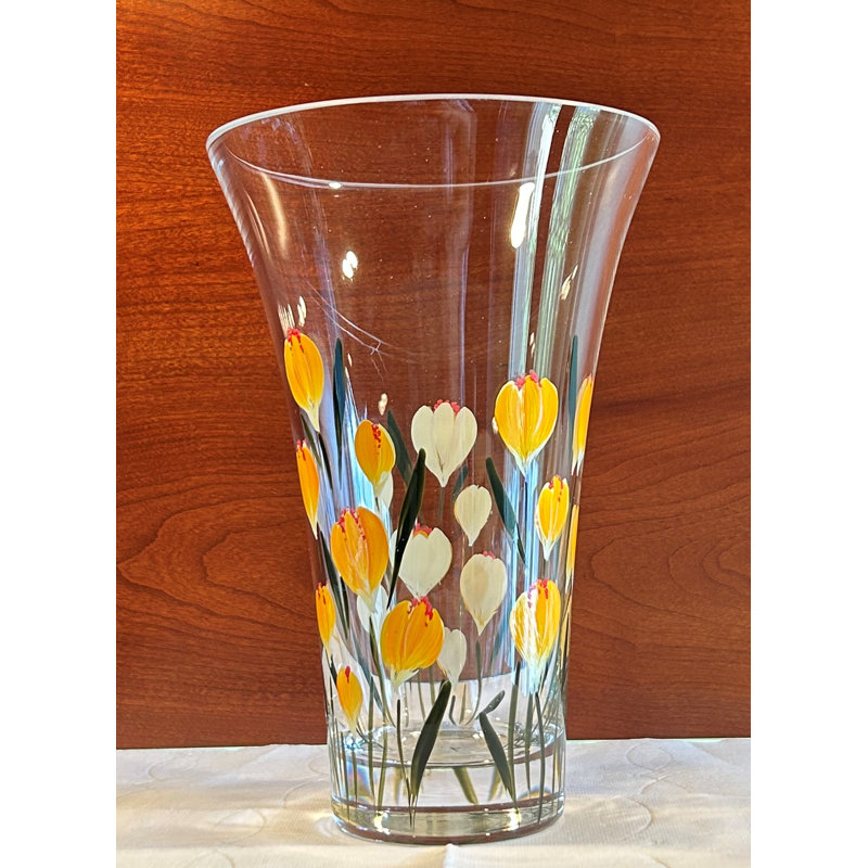Eburnean Handmade Lead Free Crystal Table Vase