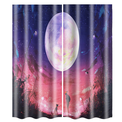 Daliah Semi Sheer Curtain Pair