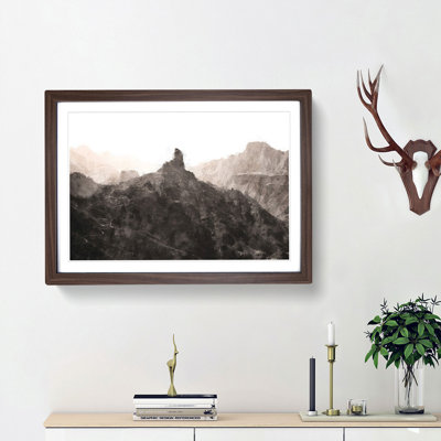 Mountains in Gran Canaria - Picture Frame Graphic Art Print