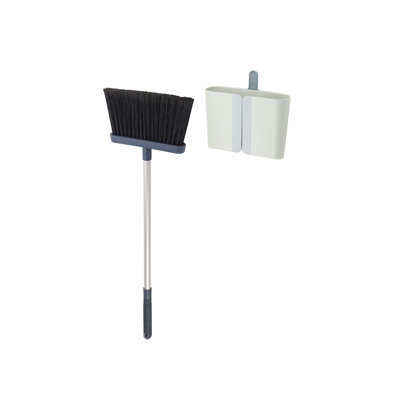 Joseph Joseph CleanStore Wall-mounted Broom with Dust-Shield Storage
