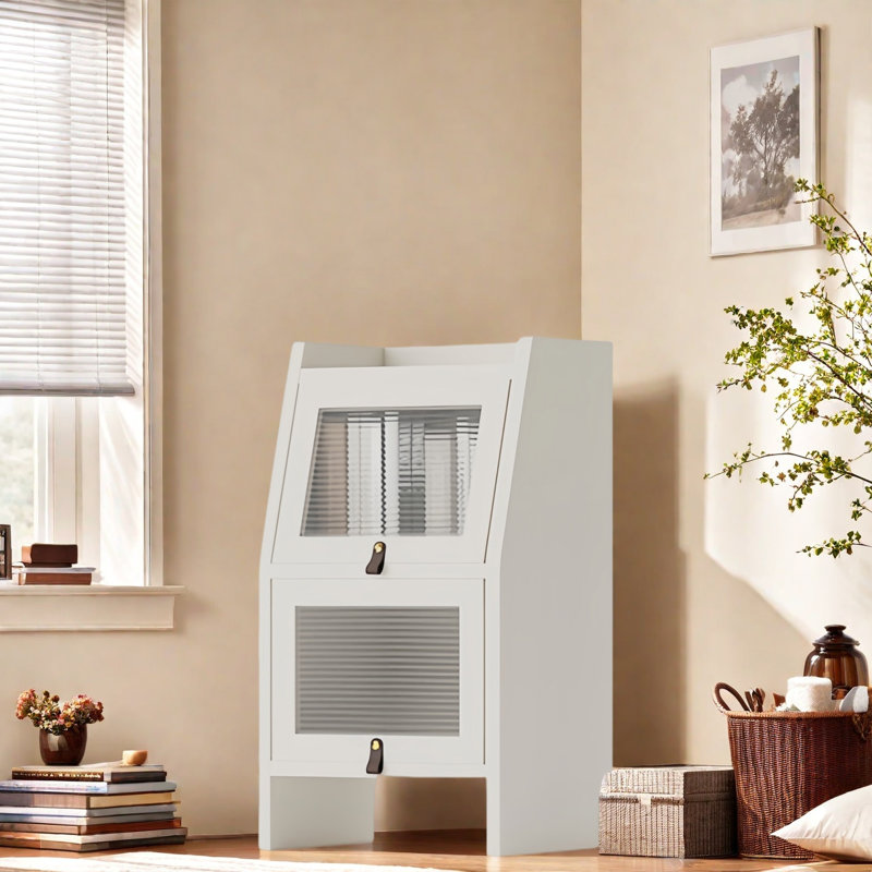 Bibliothèque durable et de haute qualité, (2 tablettes) H 31,2 po x l 17,7 po x P 11,8 po, Blanc