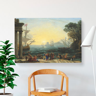 The Embatment by Claude Lorrain - Wrapped Canvas Painting