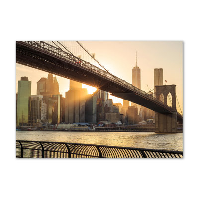 Brooklyn Bridge - Wrapped Canvas Print