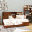 Lit de jour en bois avec 3 tiroirs de rangement, tableau souple supérieur, tablette et ensemble de prises et ports USB-1703278916-1703154072