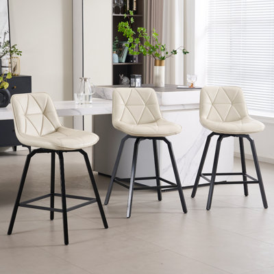 Tabouret de comptoir pivotant 26 po