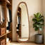 Cotesfield Solid Wood Asymmetrical Accent Mirror-1674445160-1668040210