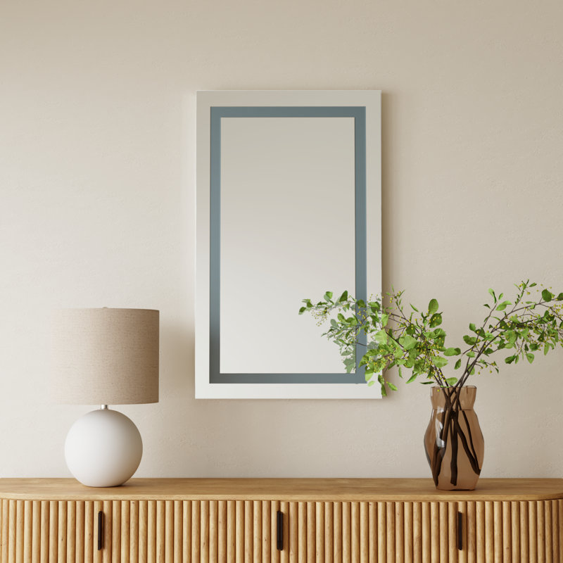 Kanaya Flat Wall Mirror, 24" W x 40" H