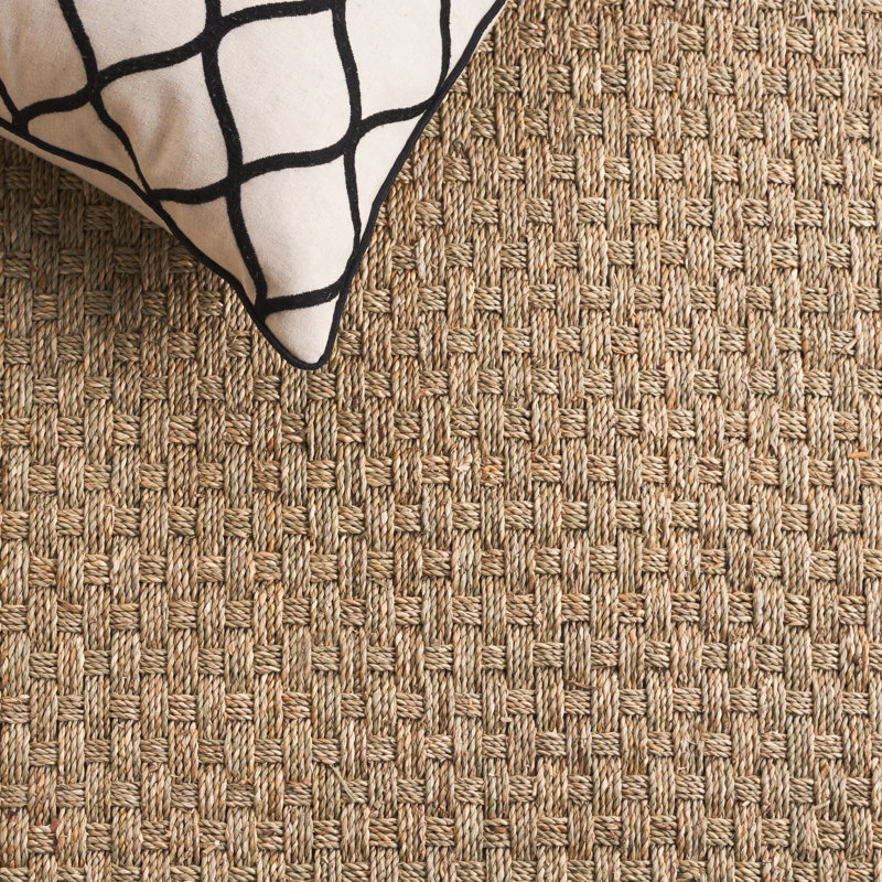 Morrisville Natural Fiber Seagrass Solid Color Rug, Rectangle 5' x 8'