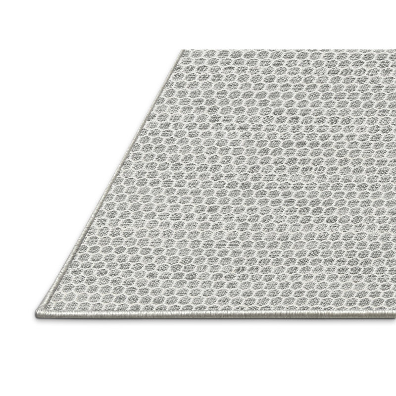 Tapis gris zone contemporaine Sturbridge, Rectangle 5 pi x 7 pi