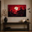 Art mural sur toile Spooky Coastal Graveyard and Lighthouse Under Halloween-2027501413