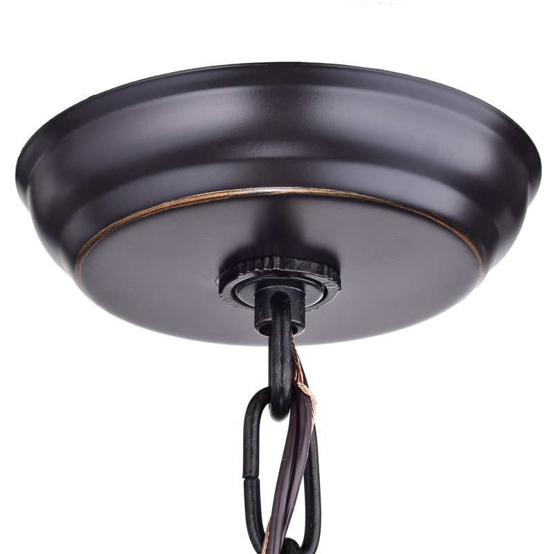 Ivonna 4 - Light Drum Chandelier with Crystal Accents, Oil Rubbed Bronze