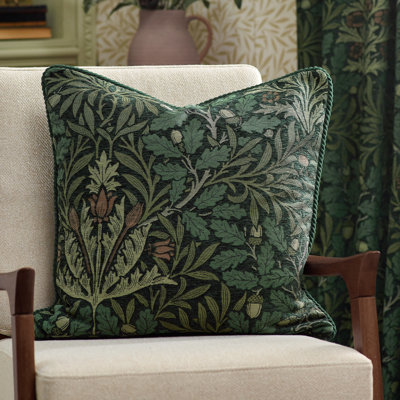 Acorn Multi Floral Square Throw Pillow Cover