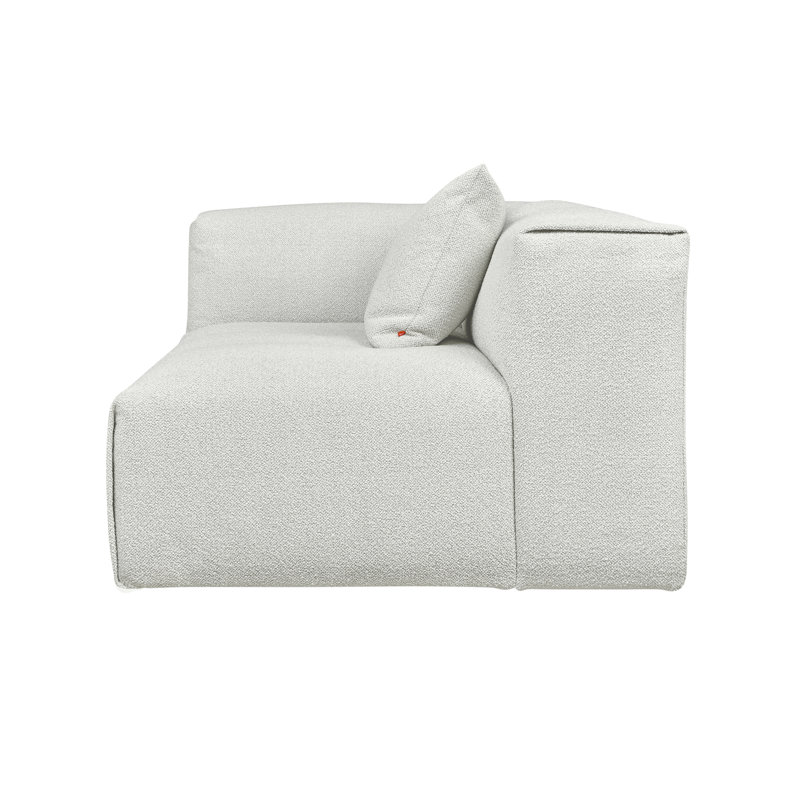 Nest Modular Left Arm Chair, Morris Fog