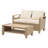  2 Piece Outdoor Seating Group With Cushions