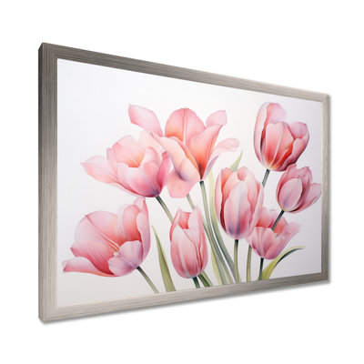 Tulipes, minimalisme, art mural