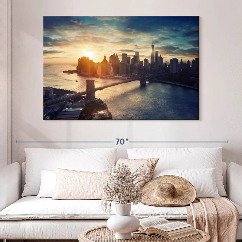 Sirci Manhattan après le coucher du soleil