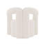 Fauteuil demi-tonneau blanc Darian-1345734305