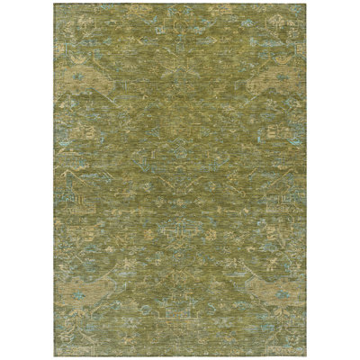Machine Washable Indoor/Outdoor Hashlamoun ACN2322 Global Rug
