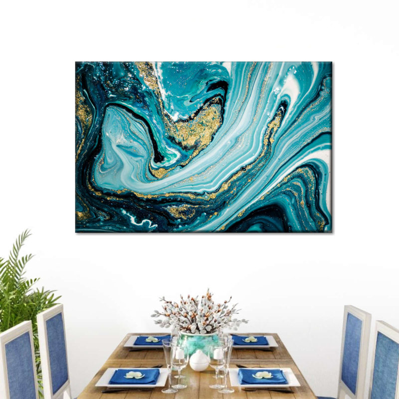 «Dynamic Abstract», impression sur toile, H 8 po x l 12 po x P 1 po