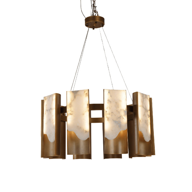 Lustre rond à DEL 32 po Melt, 15.8" H x 31.5" W x 31.5" D