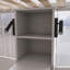 Lit superposé simple au-dessus de simple et simple avec cadre en bois avec bureau intégré et tablettes-1355932462