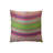 Fuchsia Stripes Striped Throw Pillow-15824928