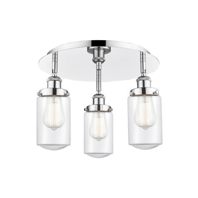 Erkson Glass Flush Mount