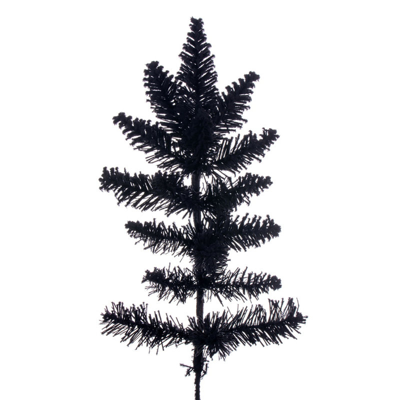 Sapin de Noël noir Gurmaan, H 5 pi 6 po