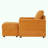 Upholstered Accent sofa with Ottoman-2028518478